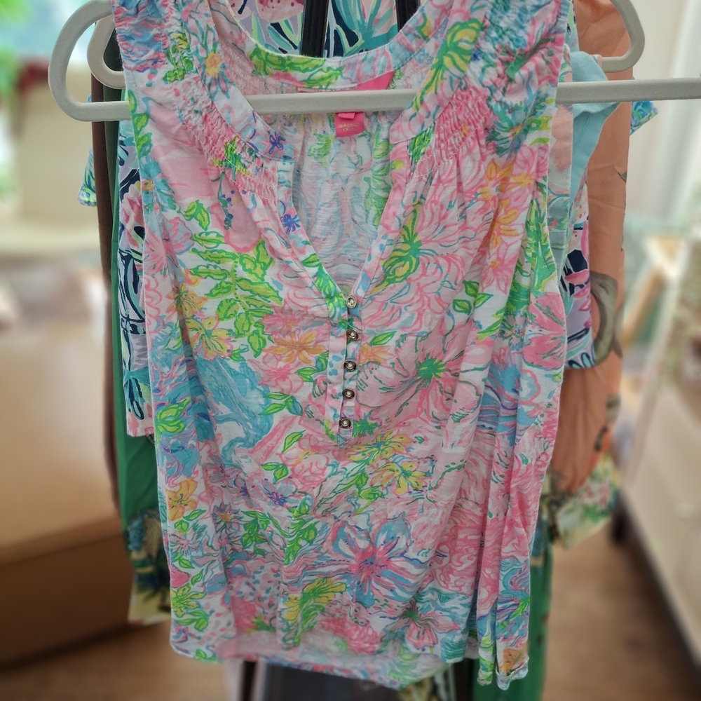 Lilly Pulitzer Floral Tank Top